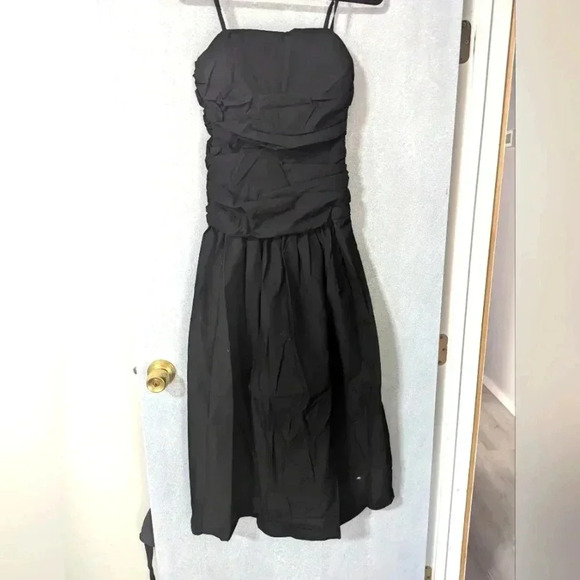 NWT ASOS Designs Black Midi Dress Size 2 - Picture 2 of 9